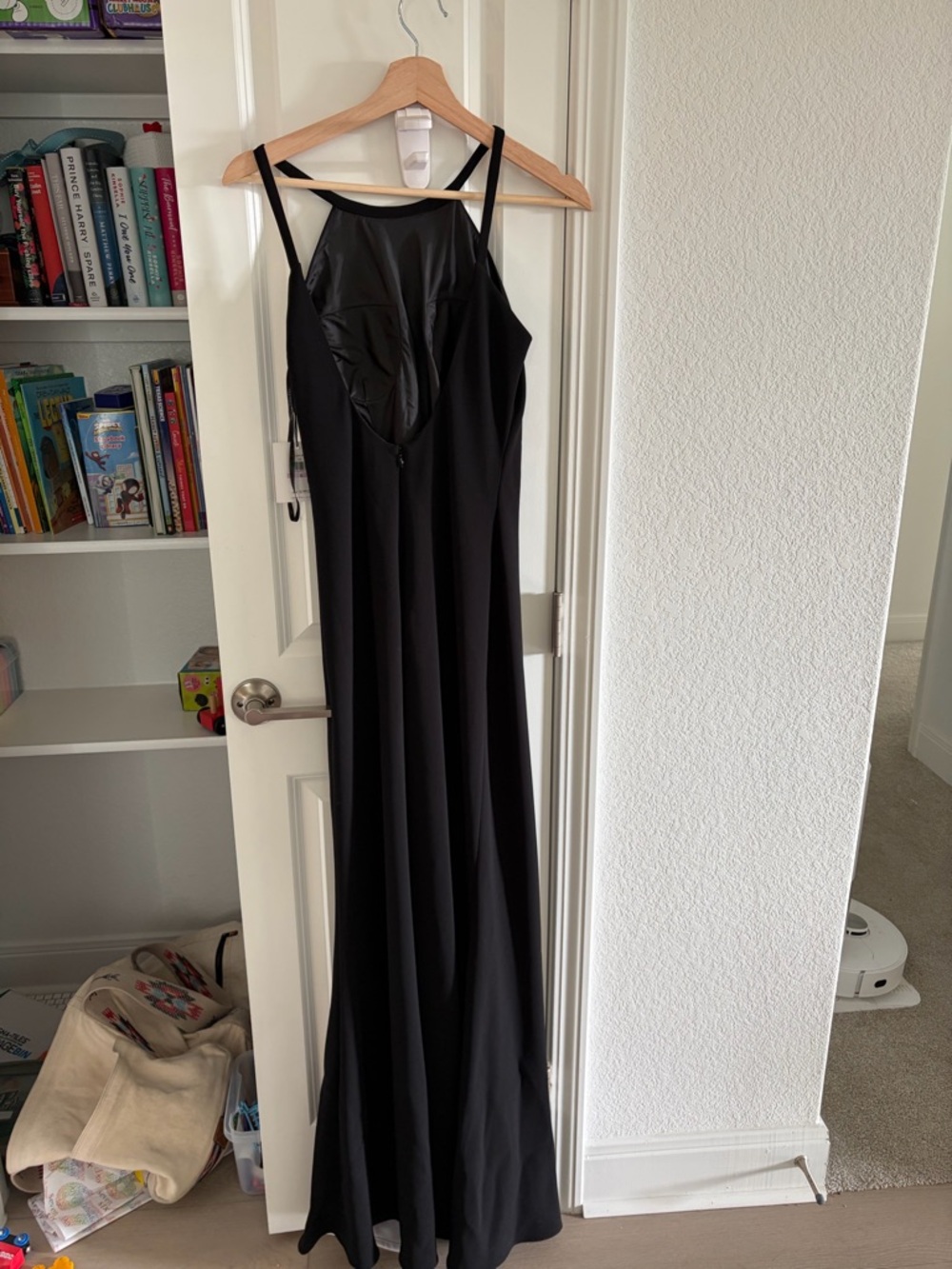 Calvin Klein Black Halter Slip Dress - Picture 2 of 3